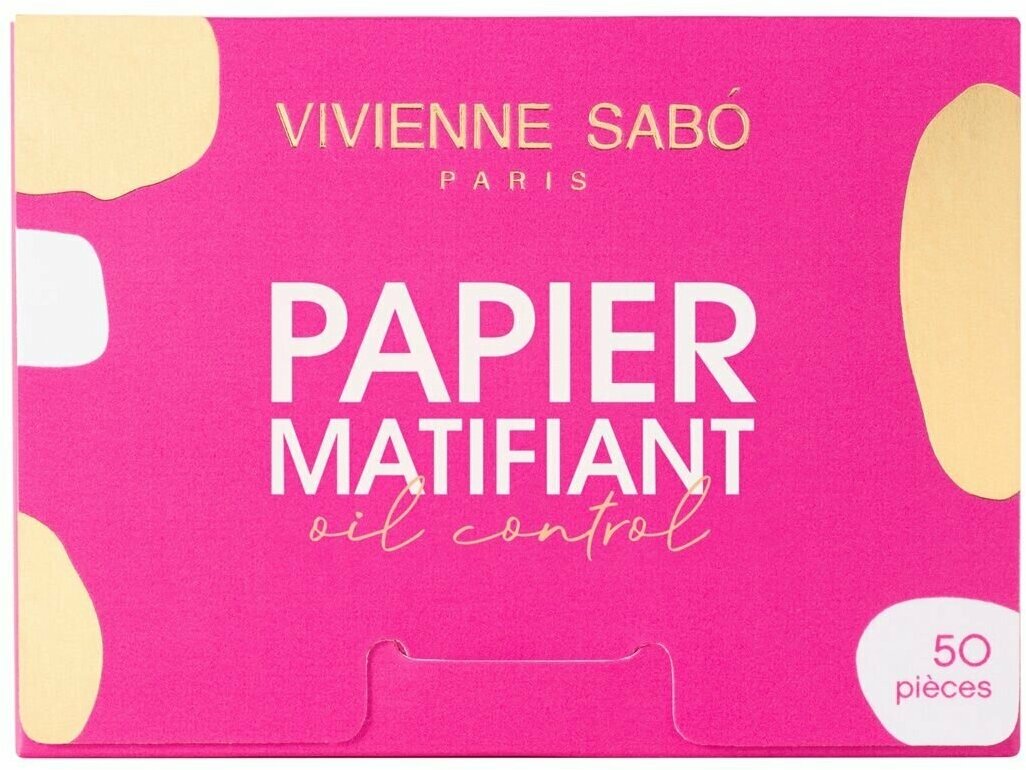 Матирующие салфетки для лица Vivienne Sabo Blotting Paper 50 штук