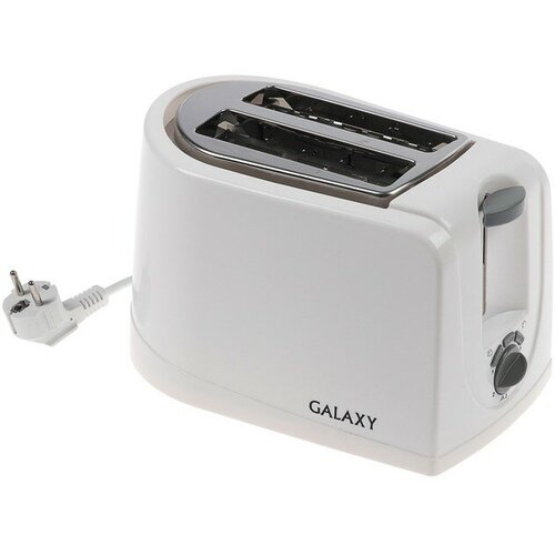 Тостер Galaxy GL 2906, 850 Вт, 5 режимов прожарки, 2 тоста, белый
