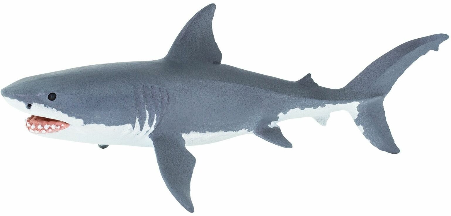Фигурка морские обитатели Safari Ltd Большая белая акула, для детей, игрушка коллекционная, 200729