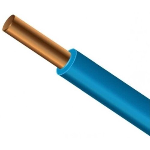 Провод ПуВ 1х6 красный однопроволочный | код. | Алюр ( 100м. )