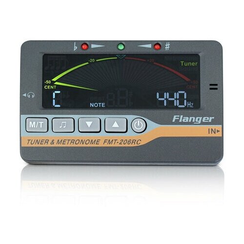 FMT-206RC Метроном/Тюнер/Тон генератор, Flanger тюнер метроном fzone fmt 601 bk