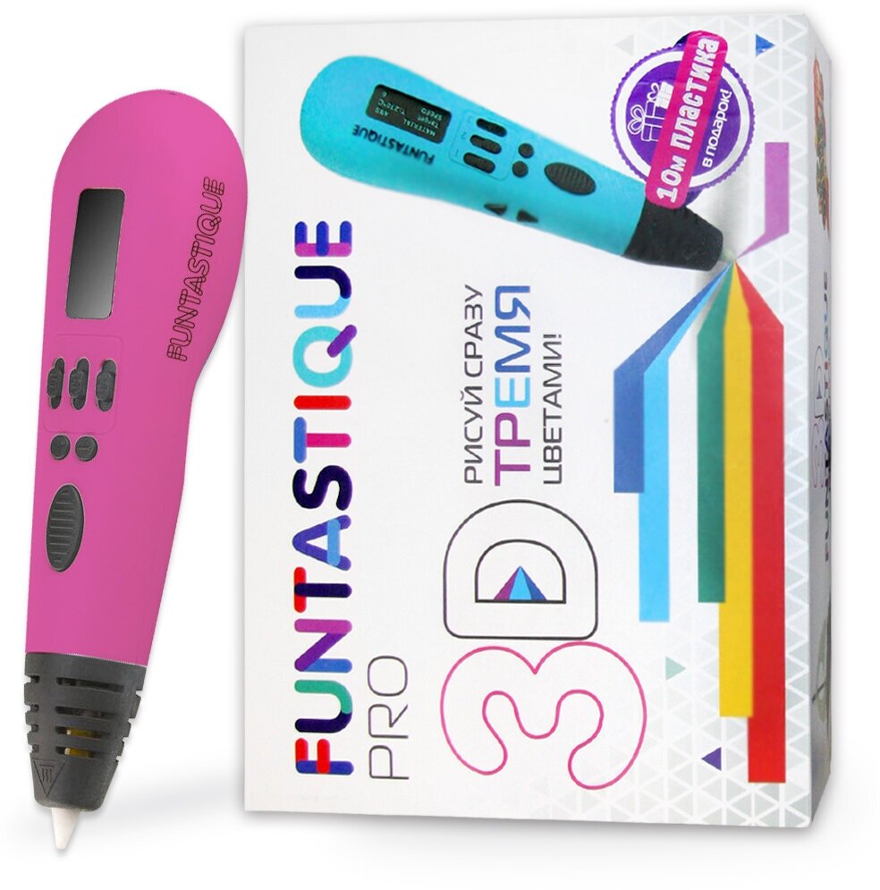 3D ручка Funtastique PRO (розовая)