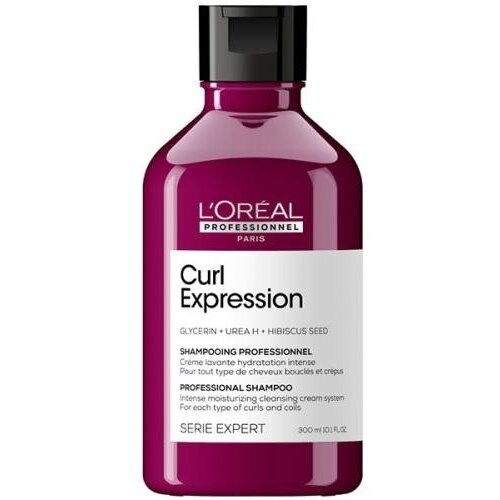 Loreal Curl Expression- Увлажняющий шампунь для всех типов кудрявых волос , 300 мл loreal профессиональный очищающий шампунь curl expression для всех типов кудрявых волос 300 мл