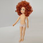 Кукла виниловая Dyvomir (Trinity Dolls) с рыжими кудрявыми волосами, 32см - изображение