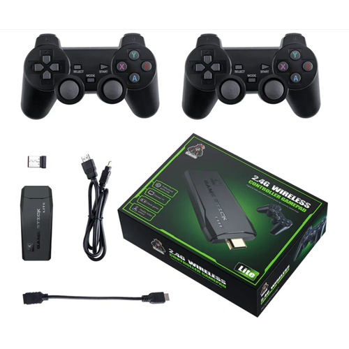 Игровая приставка Game Stick Lite 64 GB\ 4K 10000+ Ретро Игр для телевизора NY-3, 8-16-32 бит\ Портативная игровая консоль\