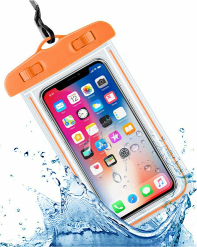 Водонепроницаемый непромокаемый герметичный чехол для телефона до 6.7 дюймов, для съемки под водой и документов, размер XL, светящийся