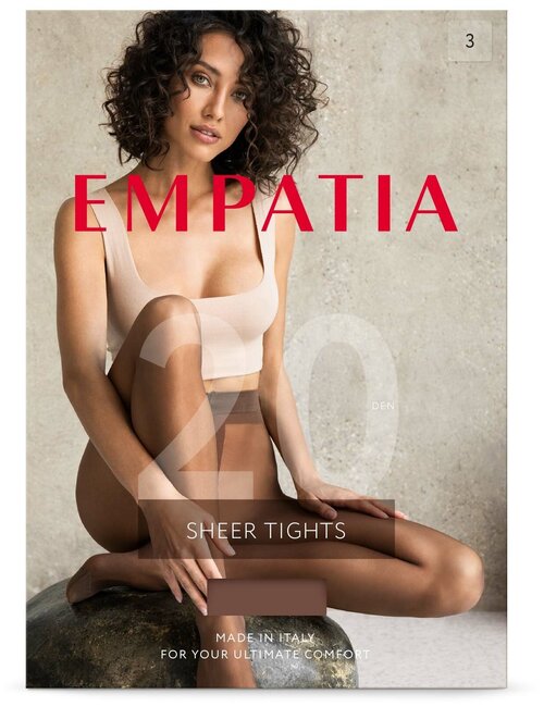 Колготки  EMPATIA, 20 den, размер 2, бежевый