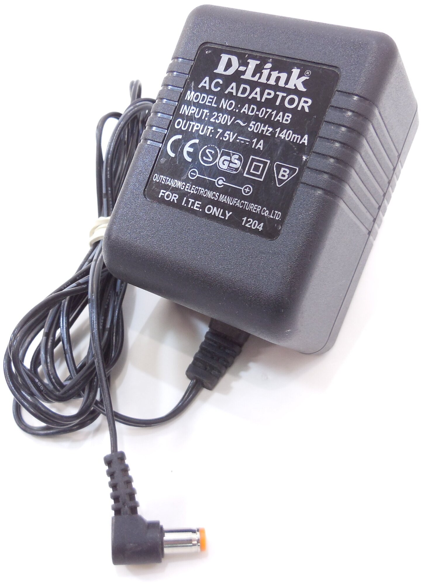 Блок питания AC Adapter D-Link AD-071AB /Output:
