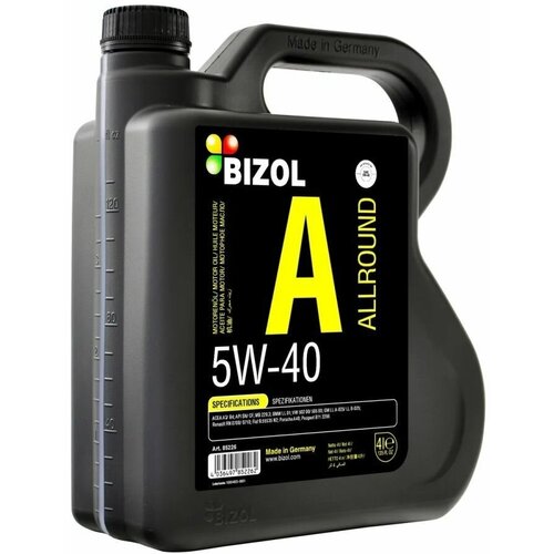 Моторное масло синтетическое BIZOL Allround 5W-40 SN A3/B4 85220