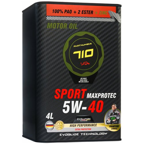 Масло моторное PARTNUMBER 710 Sport MaxProtec 5W-40 4 литра