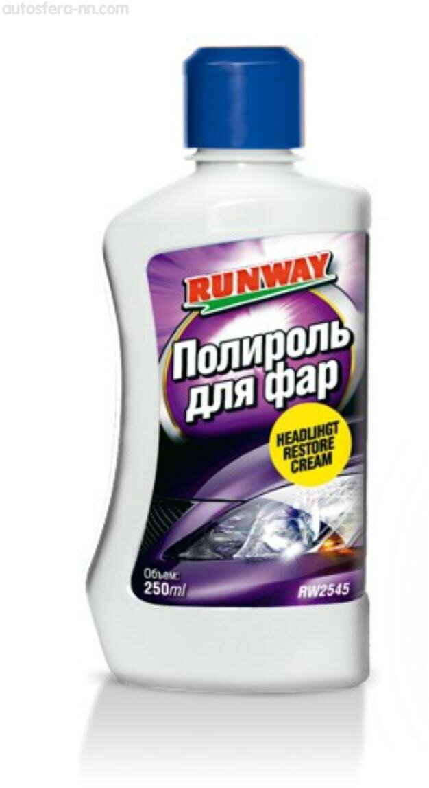 Полироль фар Runway 250ml RW2545