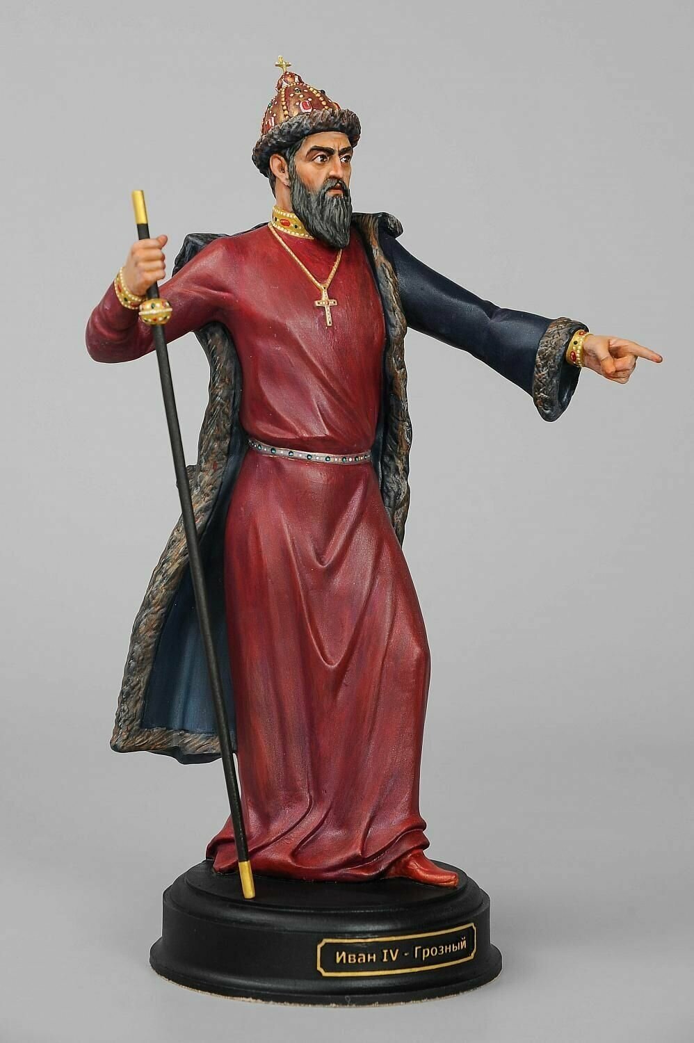 Статуэтка Vernissage Of History "Иван Грозный" 26 см, литьевой мрамор, ручная роспись — фото 1