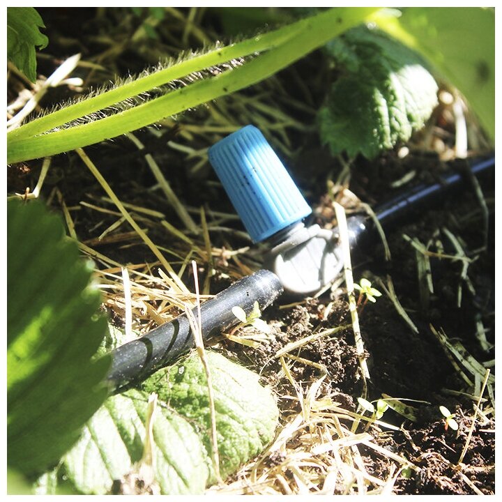 Капельный полив от водопровода `Парниковый` (30) комплект `Урожайная сотка` SXGT001 - фотография № 8