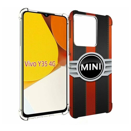 Чехол MyPads mini-мини-1 для Vivo Y35 4G 2022 / Vivo Y22 задняя-панель-накладка-бампер
