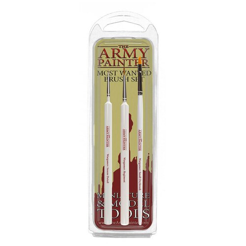 Набор кистей Army Painter - Wargamer Most Wanted Brush Set набор модельных пинцетов army painter tweezers set