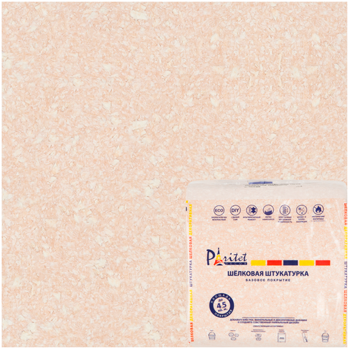 Жидкие обои Текстурное покрытие 38 09 кг цвет миндальный 1812₽