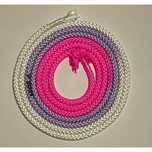 Скакалка SASAKI трехцветная 3м для художественной гимнастики