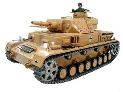 Радиоуправляемый танк Heng Long DAK Panzerkampfwagen IV Ausf F-1 Pro масштаб 1:16 40Mhz - 3858-1 PRO