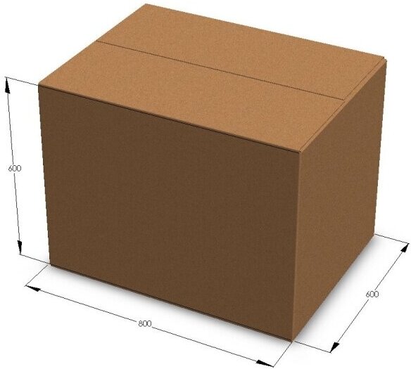 Картонные коробки для переезда и хранения 800x600x600 (супер большие) Т-24 5 шт
