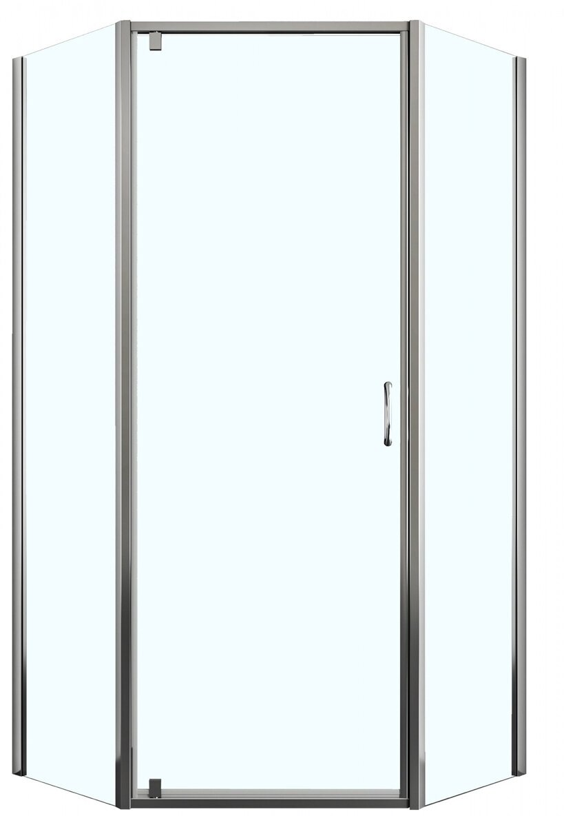 Душевой уголок Azario Dallas 1000х1000х2000 мм, профиль серебро (AZ-112P 100*100)