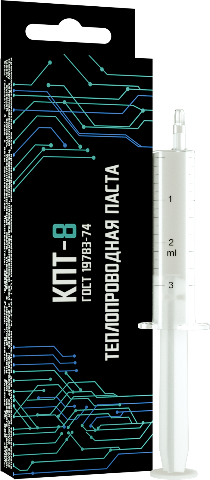 Термопаста ! STEEL КПТ-8 кремнийорганическая OEM для процессора ПК ноутбука видеокарты
