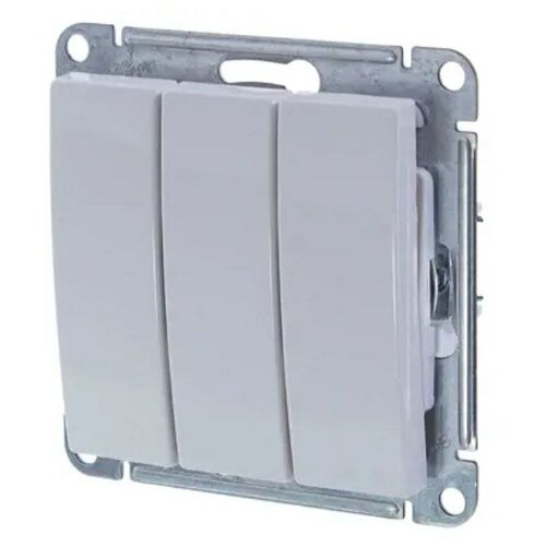 Выключатель встраиваемый Schneider Electric W59 3 клавиши, цвет белый