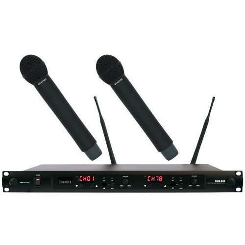 Радиосистема на два микрофона ProAudio DWS-822HT