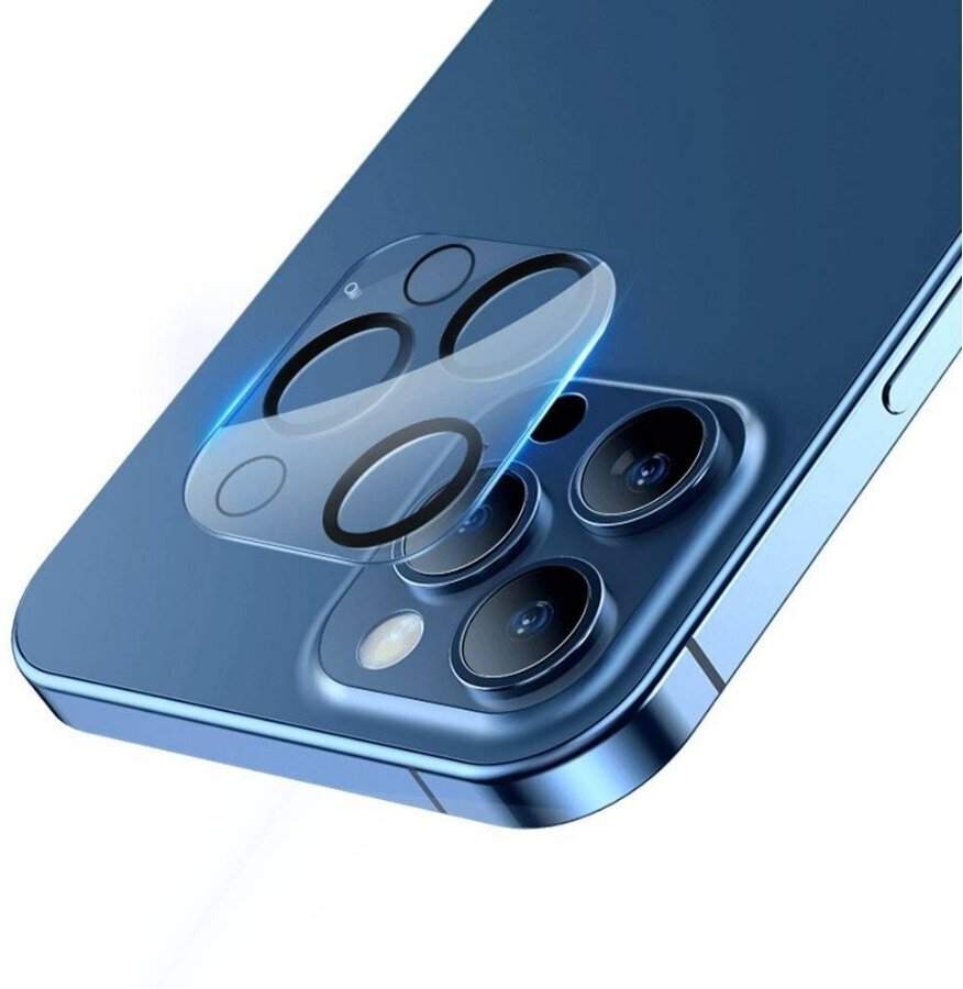 Комплект защитных стекол для камеры iPhone 12 Pro 2шт Baseus Full-frame (SGAPIPH61P-AJT02) — фото 9