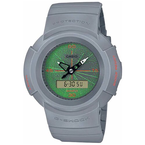 Наручные часы CASIO G-Shock AW-500MNT-8A, серый, черный