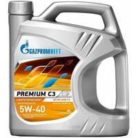 Gazpromneft Premium C3 5w-40 4 Л (253142233)