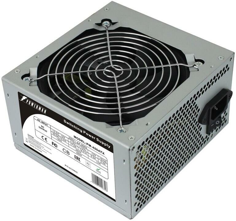 Power Supply IN WIN 450 Вт PFC нет PM-450ATX