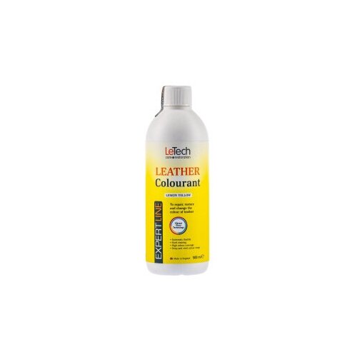 LeTech Expert Line Краска для кожи (Leather Colourant) Lemon Yellow, 500мл