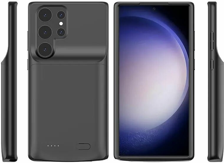 Чехол аккумулятор Tubon для Samsung S23 Ultra Ультра 4800мАч — фото 3
