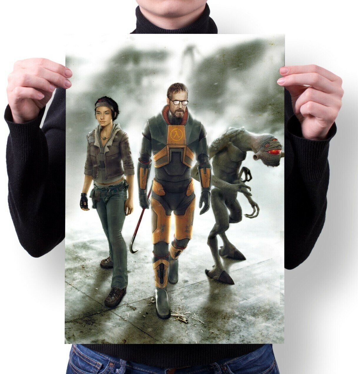 Плакат А4 Принт "Халф Лайф" - 7