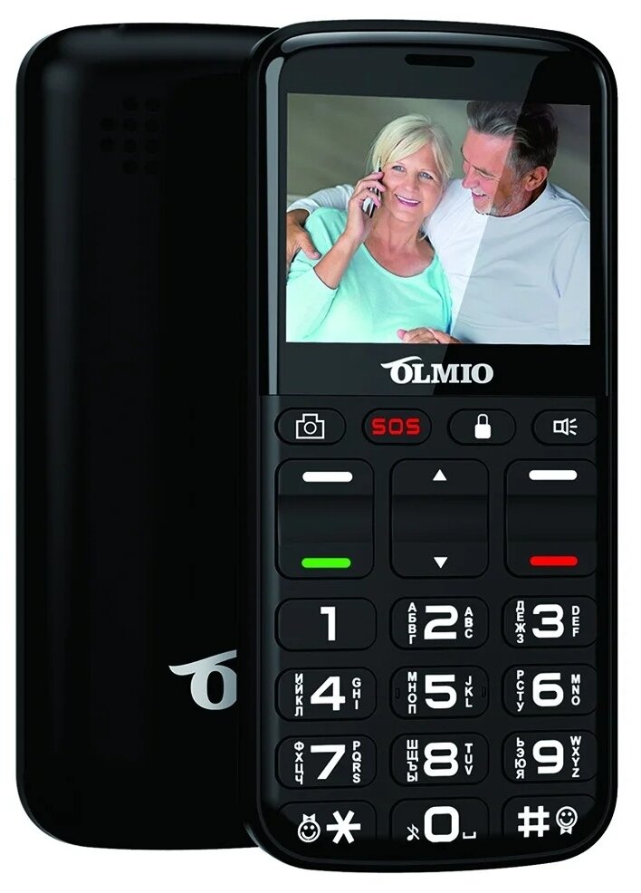 Мобильный телефон Olmio C27 Black - фото №1