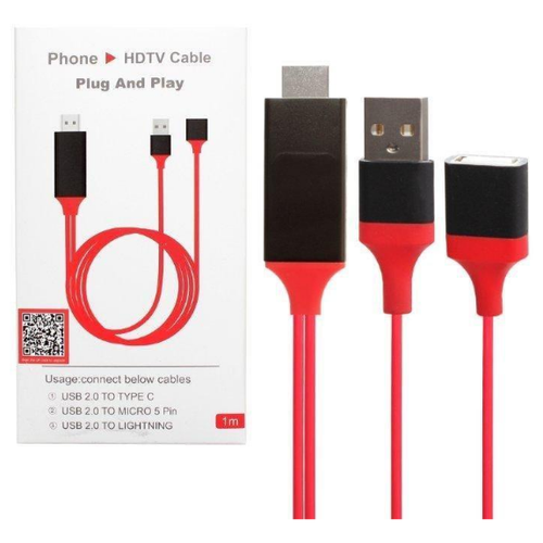 Мультимедиа Кабель HDMI на USB мама + USB папа в СПб 1 метр Универсальный адаптер type c на hdmi usb 3 0 2 rj45 type c 2 серый