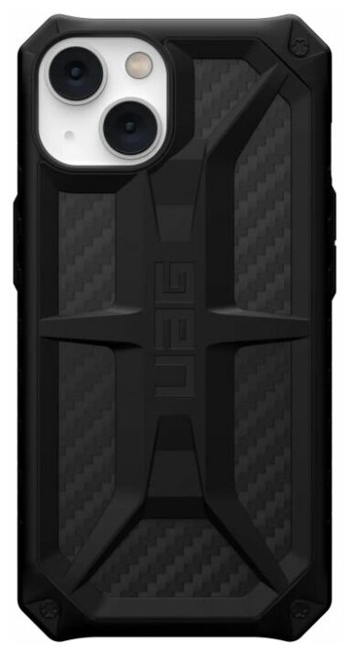 Чехол Urban Armor Gear (UAG) Monarch Series для iPhone 13/14, цвет Черный Карбон