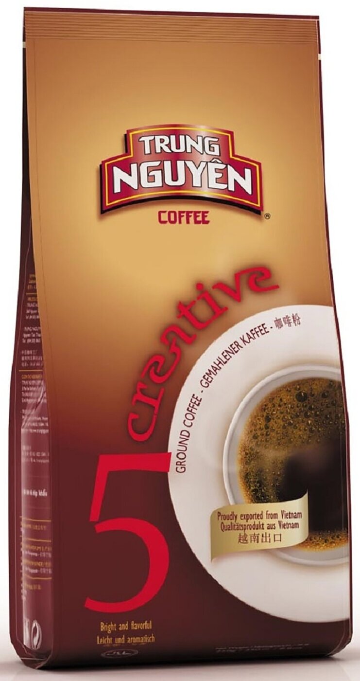 Кофе "Вьетнамский молотый Creative №5" от бренда Trung Nguyen, 250 грамм