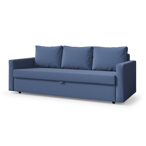Диван-кровать Pragma Aldan 3-местный, размер: 98х225 см, спальное место: 142х201 см, обивка: текстиль, тёмно-синий