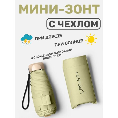 Мини-зонт зеленый