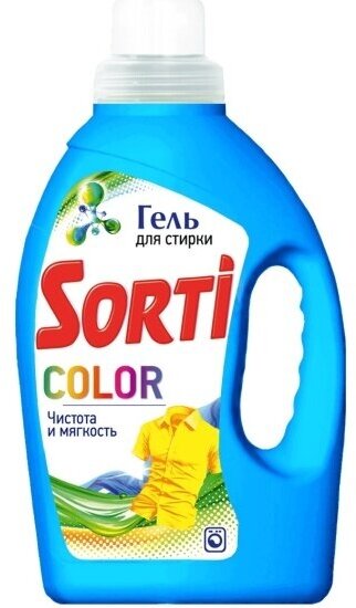 Гель для стирки Sorti COLOR, 1.2 л