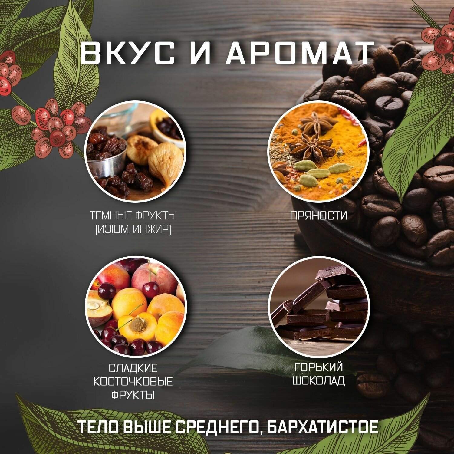 Свежеобжаренный кофе в зернах Godine Coffee Sidamo - фотография № 5