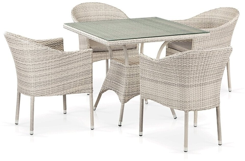 Afina T190B/Y350A-W85-90x90 Latte 4Pcs