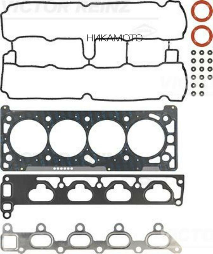 VICTOR REINZ 023420502 Прокладки двигателя комплект OPEL ASTRA G/VECTRA B-C 98- 1.8
