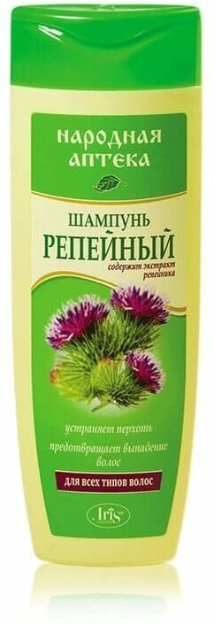 Iris Cosmetic Шампунь Репейный для всех типов волос, 400 мл