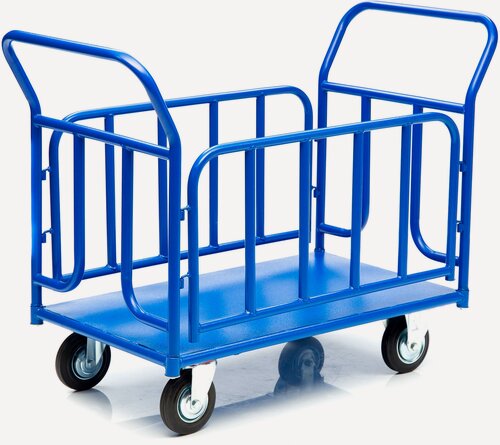 Изображение товара Тележка платформенная Стелла-техник КПО-500Т-150-И , с бортами, 800х1200мм