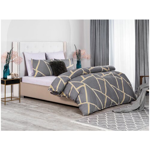 Мюнхен КПБ 200х220( +/-5см)-1/215х250-1/50х70-2, 4 пр., хл./сатин