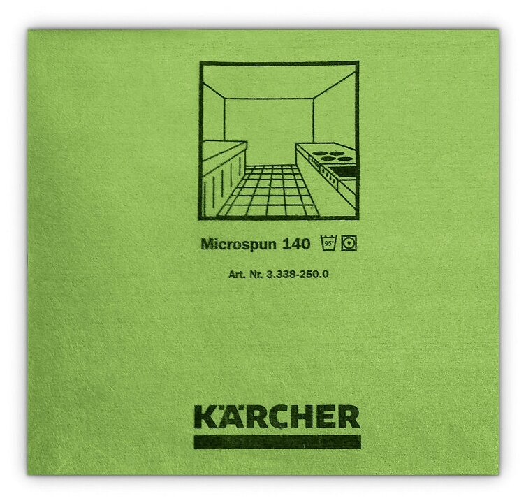 Салфетка из микроволокна Karcher Microspun 10 шт. 3.338-250.0 (Green)