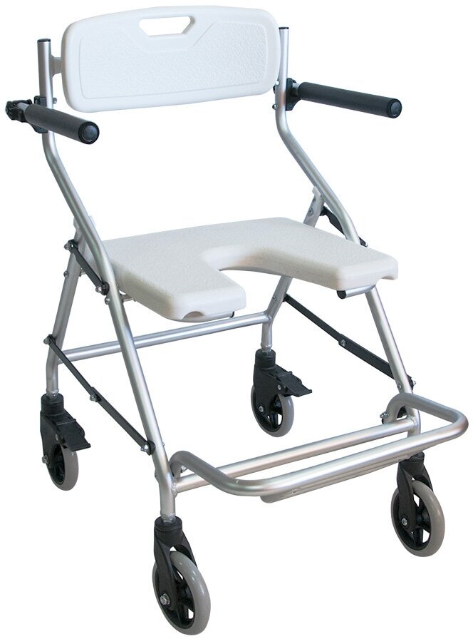 фото Стул - каталка для ванной комнаты на колесах CA364L