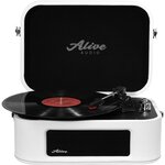 Проигрыватель винила Alive Audio STORIES White c Bluetooth - изображение